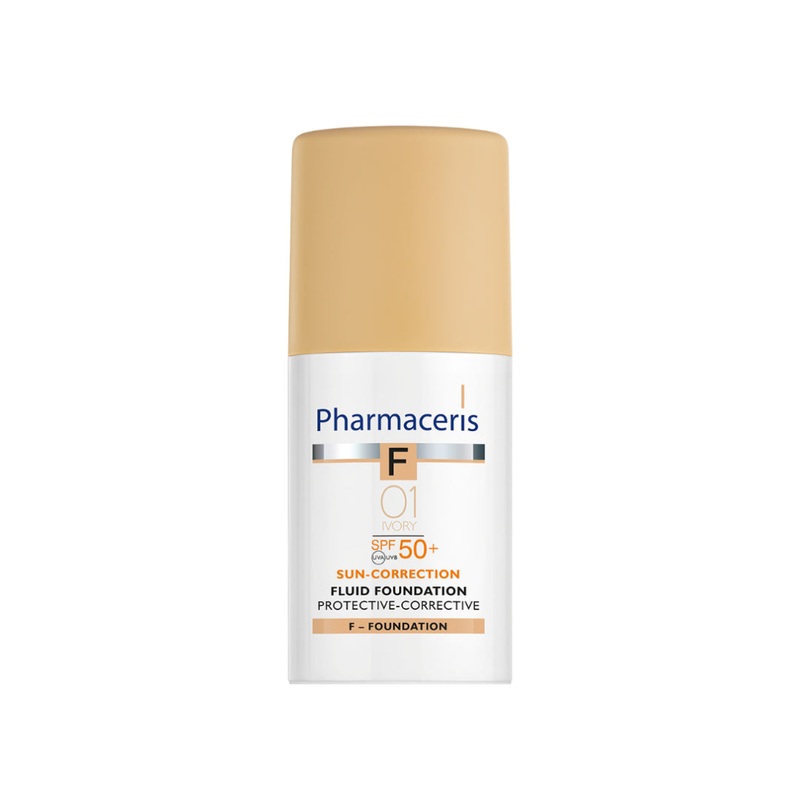 Pharmaceris F Protective-corrective Foundation Spf50+ Fluid 30ml (01 Ivory)
