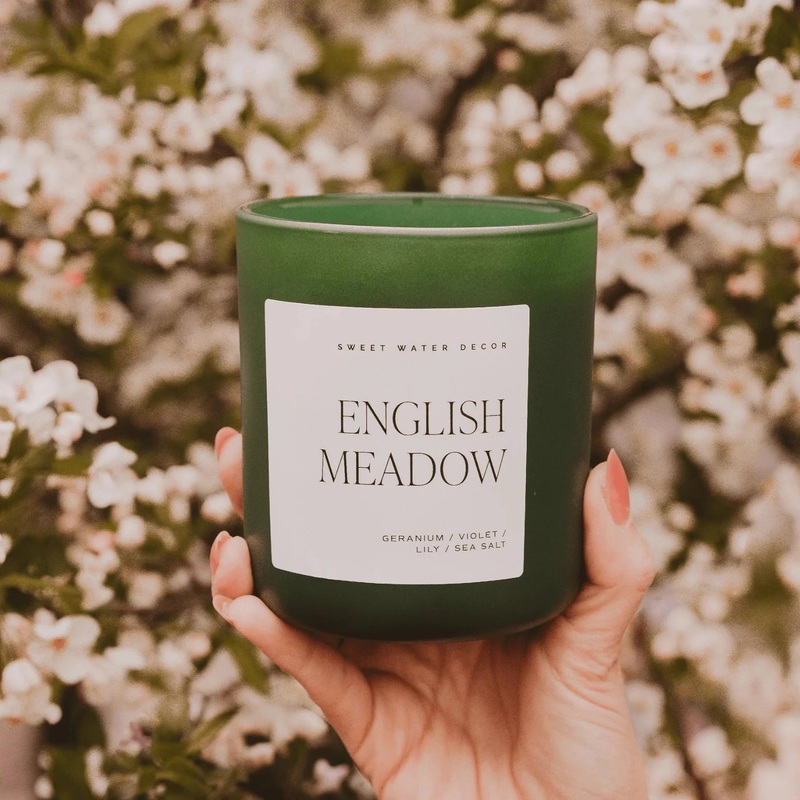 Sojawachskerze “ENGLISH MEADOW” | SWEET WATER DECOR