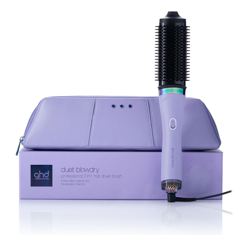 Ghd Duet Blowdry Hair Dryer Brush in Galactic Lilac-Limited Edition