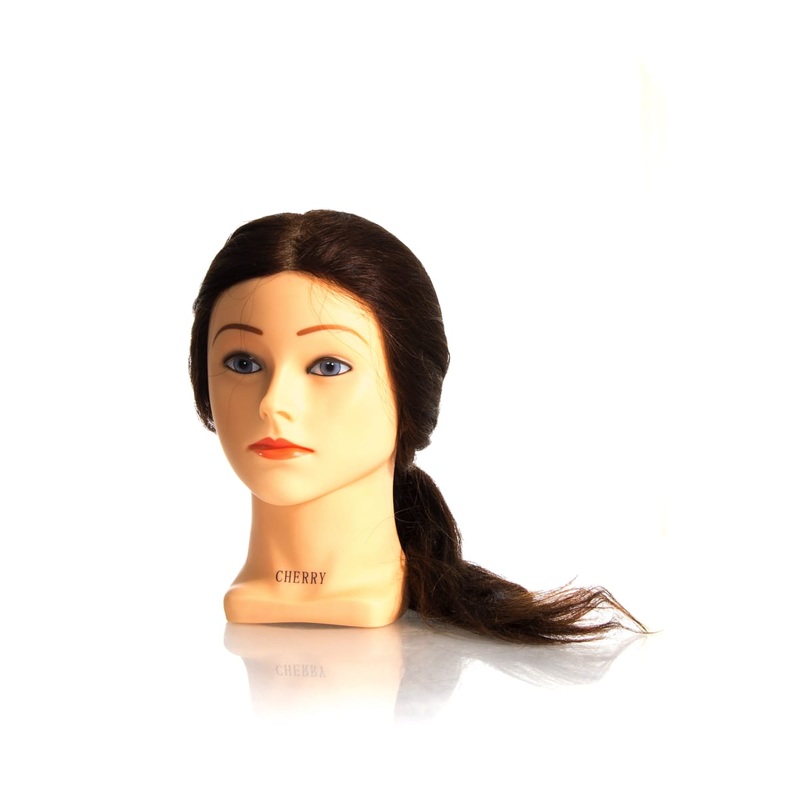 HI LIFT MANNEQUIN HEAD CHERRY EXTRA LONG BROWN (55-60CM)