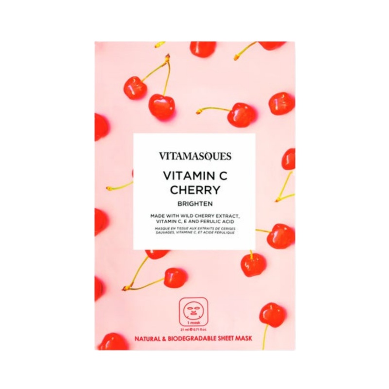 Vitamasques – Vitamin C Cherry  Sheet Mask