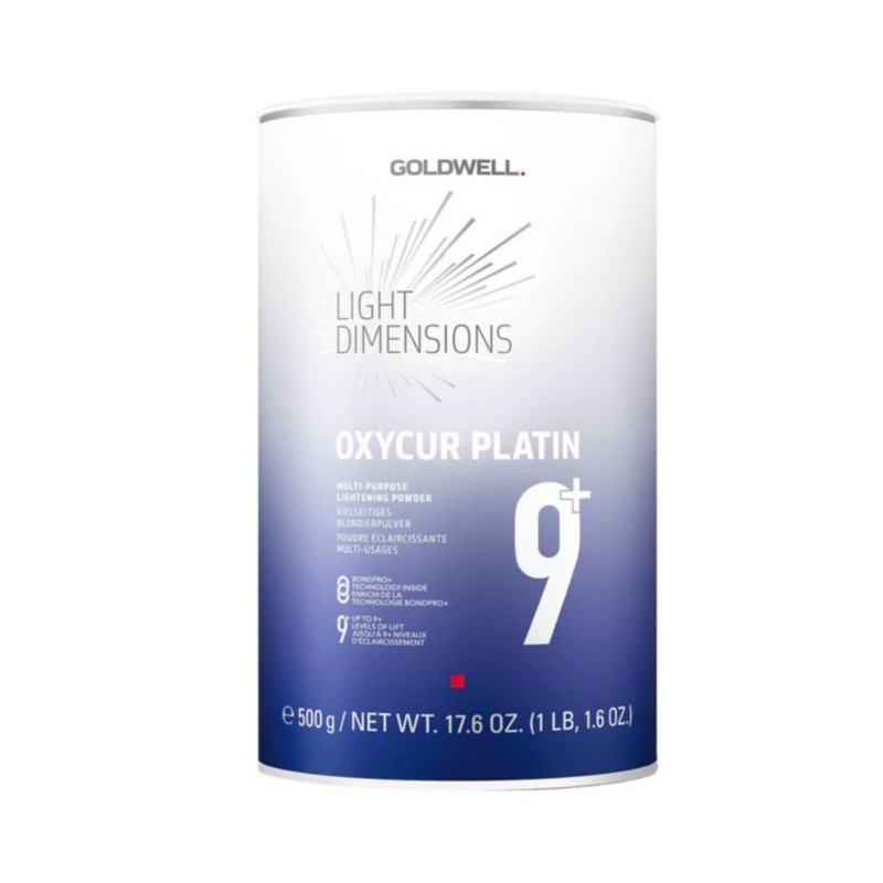 GOLDWELL OXYCUR PLATIN MULTI-PURPOSE LIGHTENING POWDER 9 LEVEL 500G