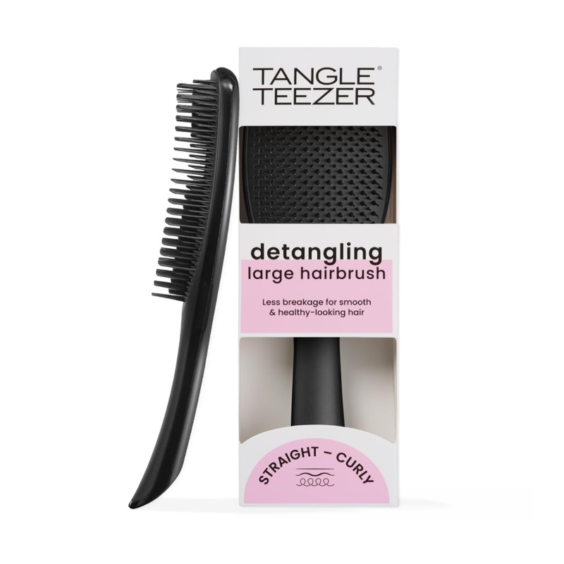 TANGLE TEEZER  The Wet Detangler   Gloss  |  Large, Black