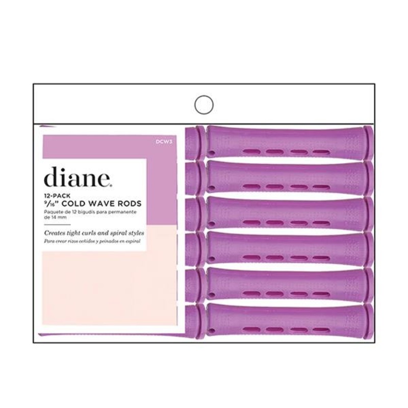 Diane — Cold wave rods Orchid 9/16″ 12/pack