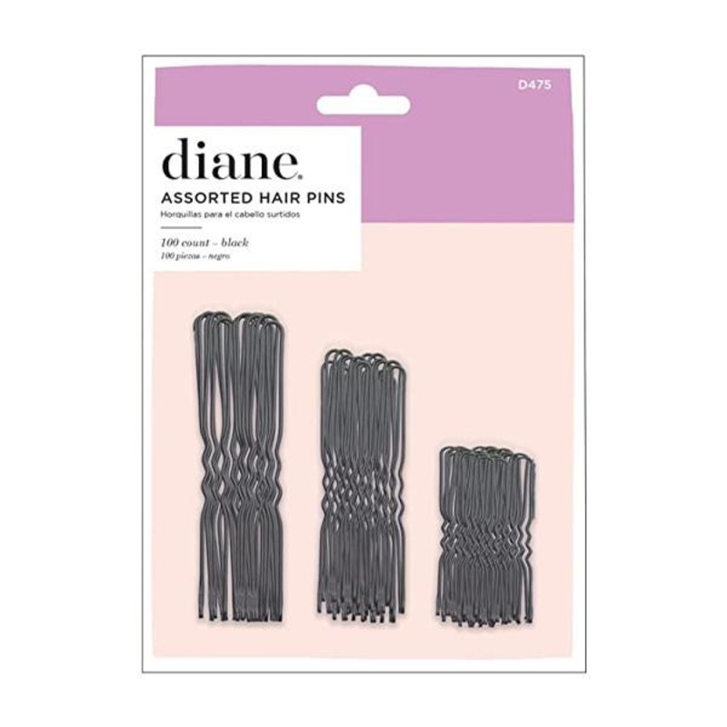 Diane — Mixed hair pins pack black 100/pack