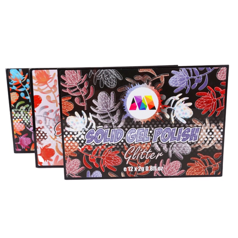 Solid Gel Palette – Glitter