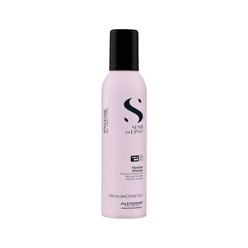 ALFAPARF MILANO SEMI DI LINO STYLE & CARE FLEXIBLE MOUSSE 250ML