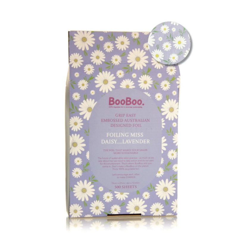 BOOBOO FOILING MISS DAISY FLAT BOX 15X27CM 500 SHEET LAVENDER