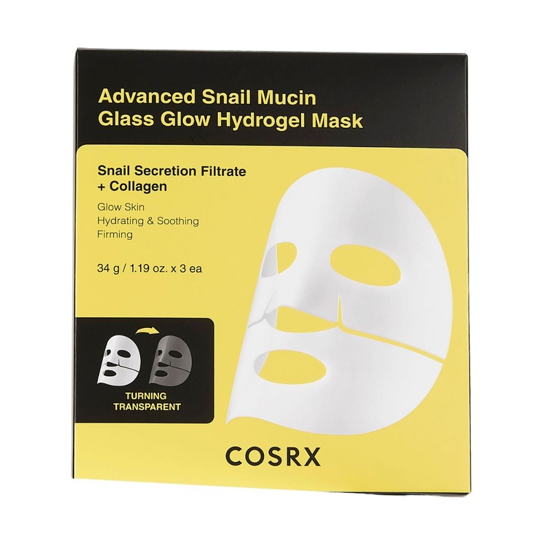 Cosrx Advanced Snail Mucin Glass Glow Hydrogel Mask