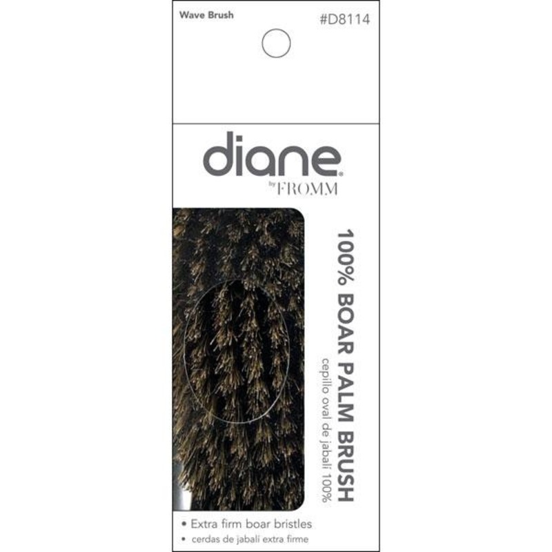 Diane — 100% Medium boar palm brush 9 row 5″