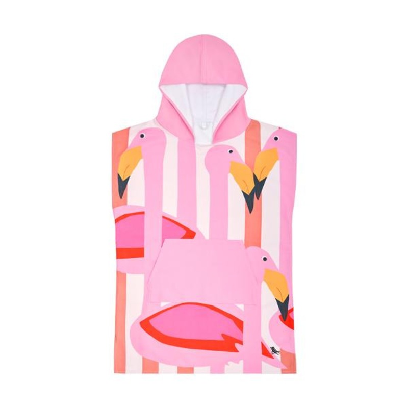 Dock & Bay — Poncho – Flamboyant Flamingos – Small