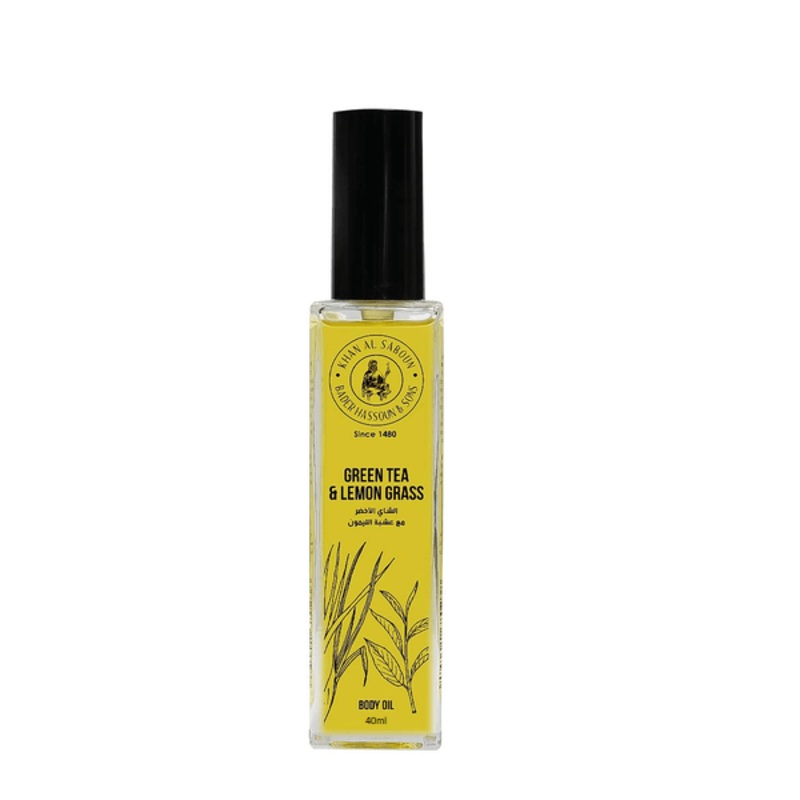 Khan Al Saboun – Green Tea And Lemon Grass Body Oil