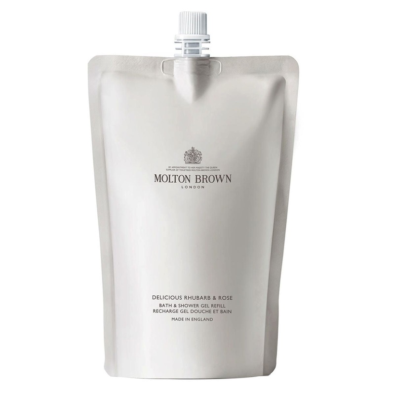 Molton Brown Delicious Rhubarb & Rose Bath & Shower Gel Refill 400ml