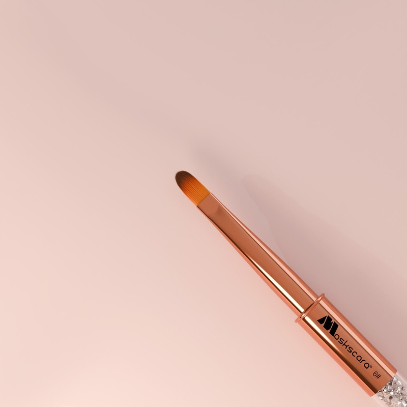 Rose Gold #6 Round Gel Brush