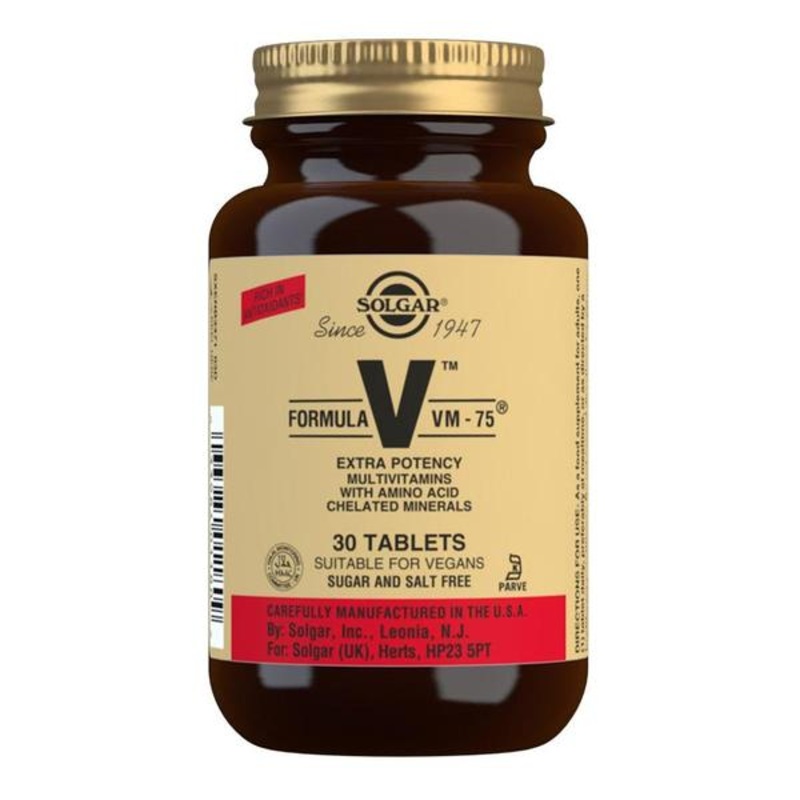 Solgar – Formula VM-75 Multivitamins 30 tablets*