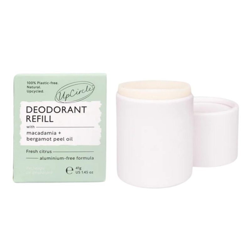 UpCircle Beauty Deodorant Refill with Macadamia + Bergamot – 1 refill (no case) 41g
