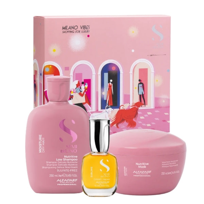 Alfaparf Semi Di Lino Moisture Gift Set