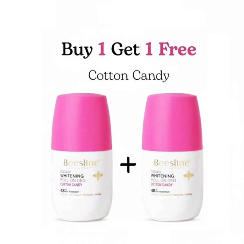 Beesline Natural Whitening Roll On Deo Cotton Candy Offer