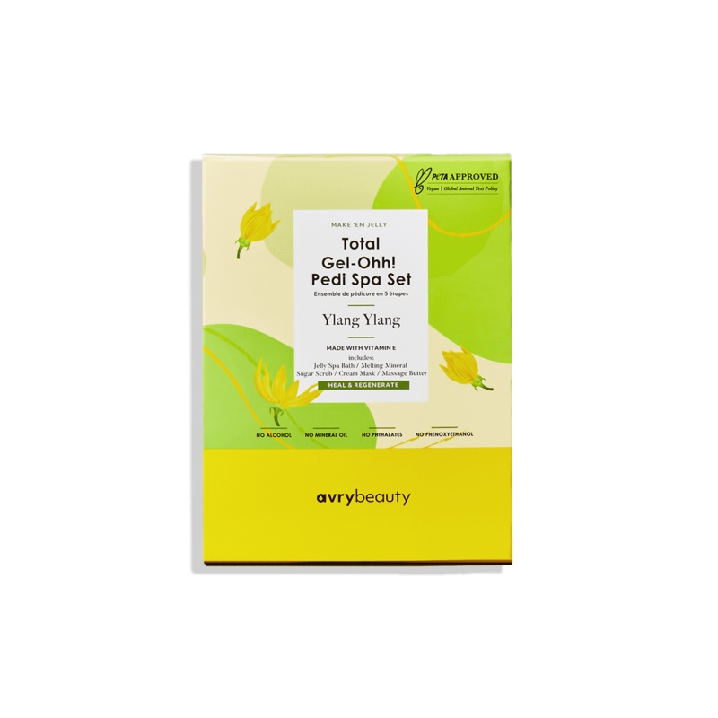 Total Gel-Ohh 5 Step Pedi Spa Set – Ylang Ylang