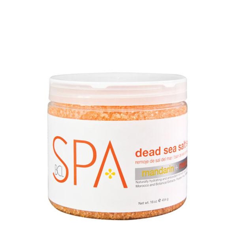 BCL — Dead sea salt soak Mandarin + mango 16oz