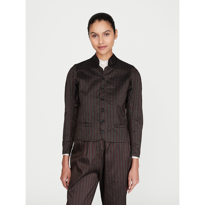 Double Washed Silk Jacket in C&M