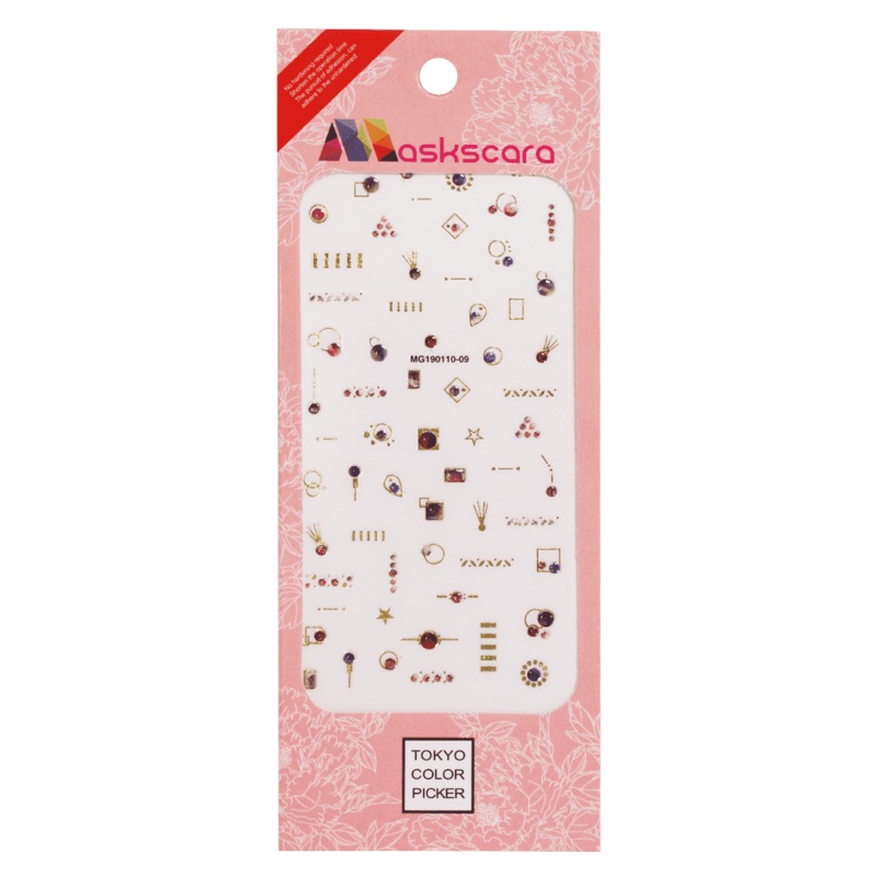 Nail Art Sticker – Minimalist Jewels (MG190110-09)