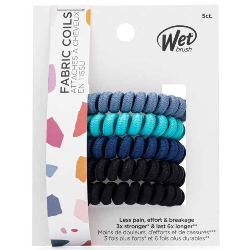 The Wet Brush — Fabric Coils 5Ct – Blue