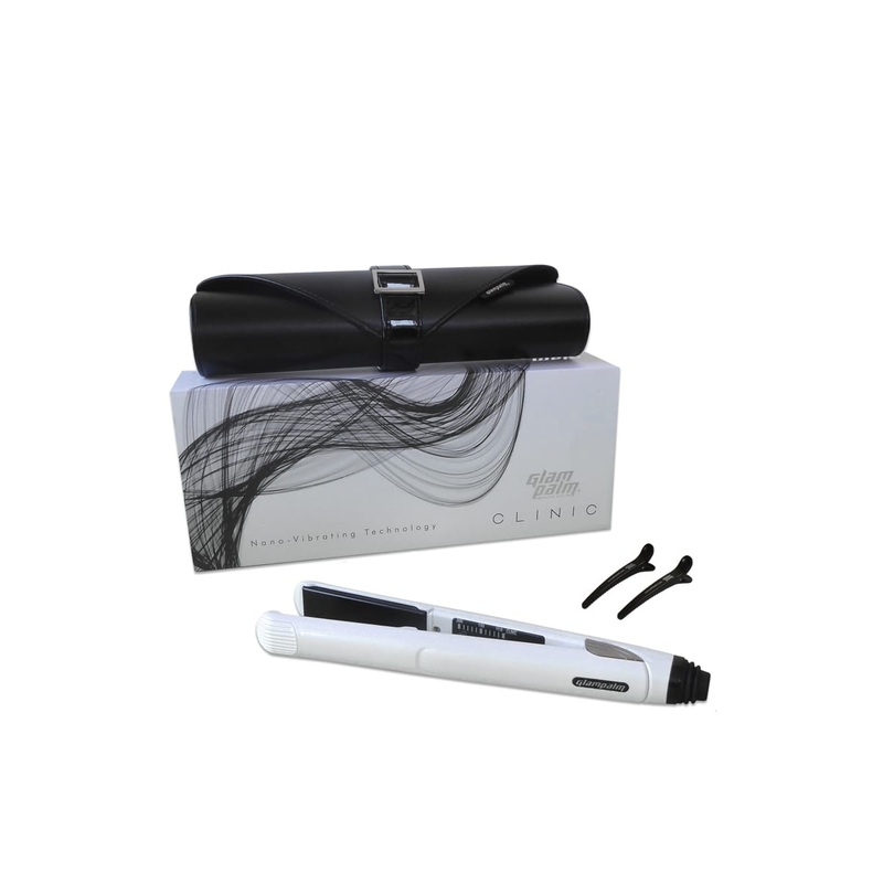 GLAM PALM CLINIC DIAMOND WHITE HAIR STRAIGHTENER