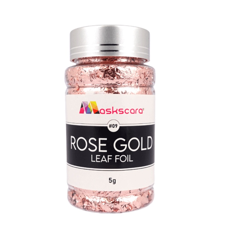 Metallic Leaf Foil pots – 5G Rose Gold