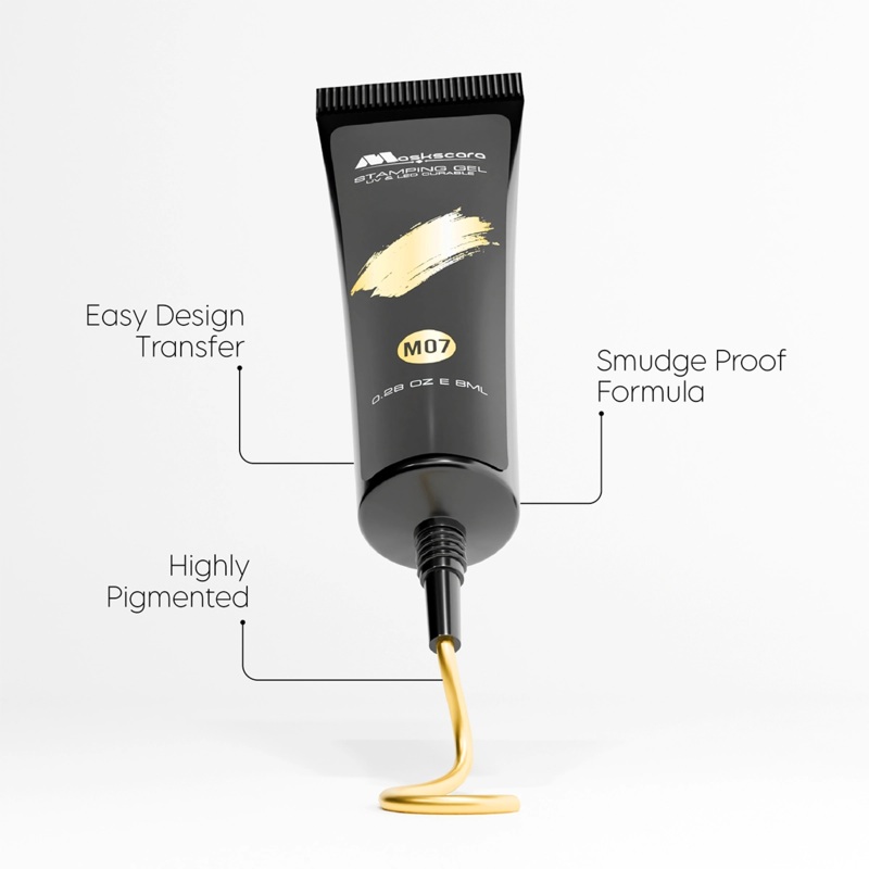 Stamping Gel – Metallic Gold