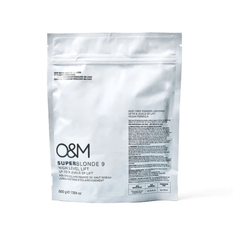 O&M SUPER BLONDE High Level 9 Lift Powder Lightener | Various Sizes