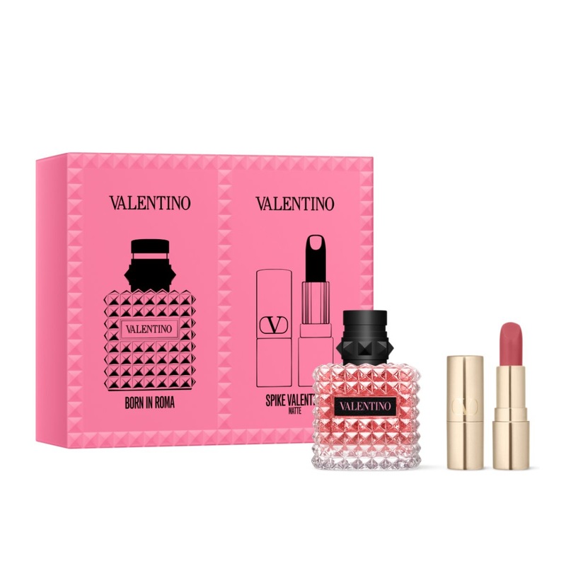 Valentino Giftset Born in Roma Donna 30ml + Mini Spike Lip Stick