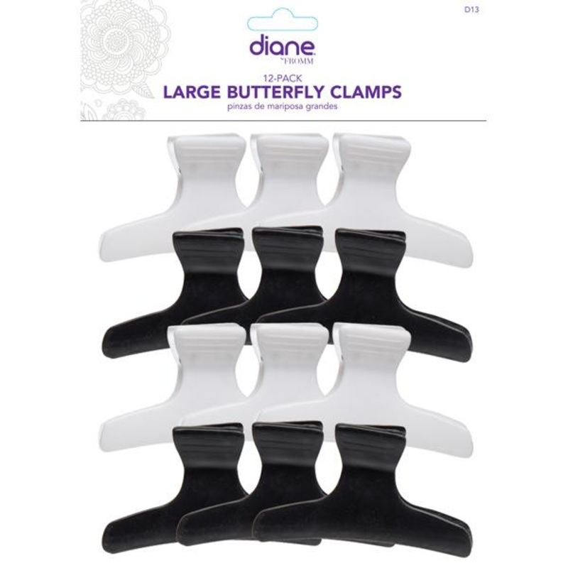 Diane — Large Butterfly clamps 12/pack