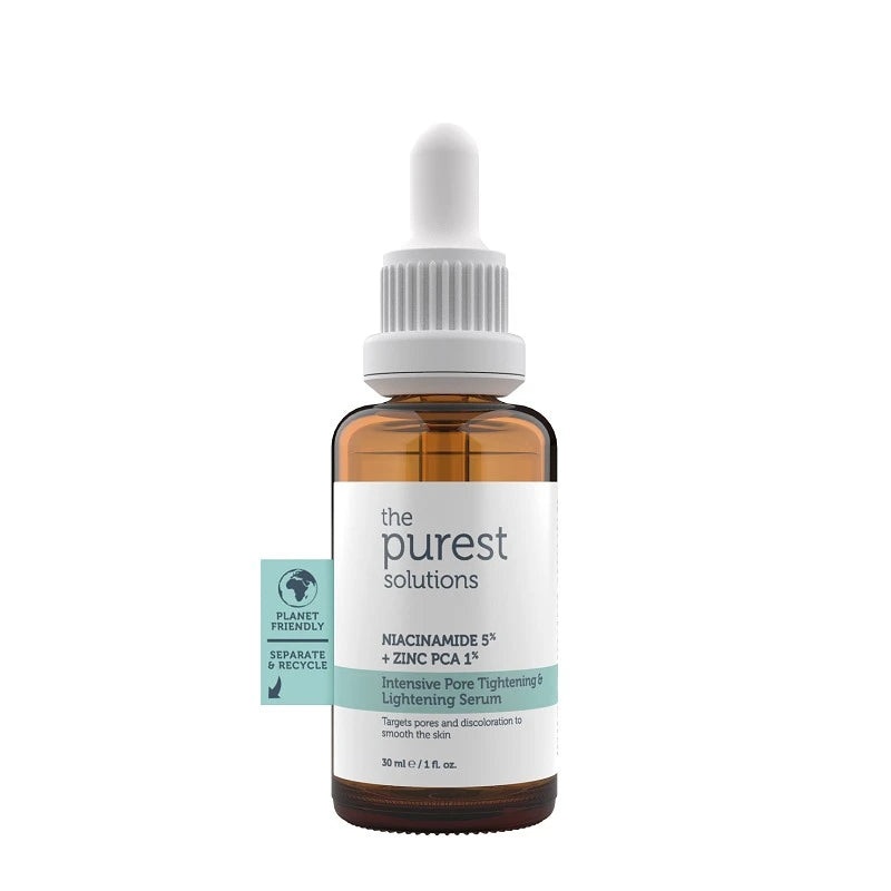 Intensive Pore Tightening ,lightening Serum Niacinamide 5% Zinc Pca 1% – The Purest Solutions