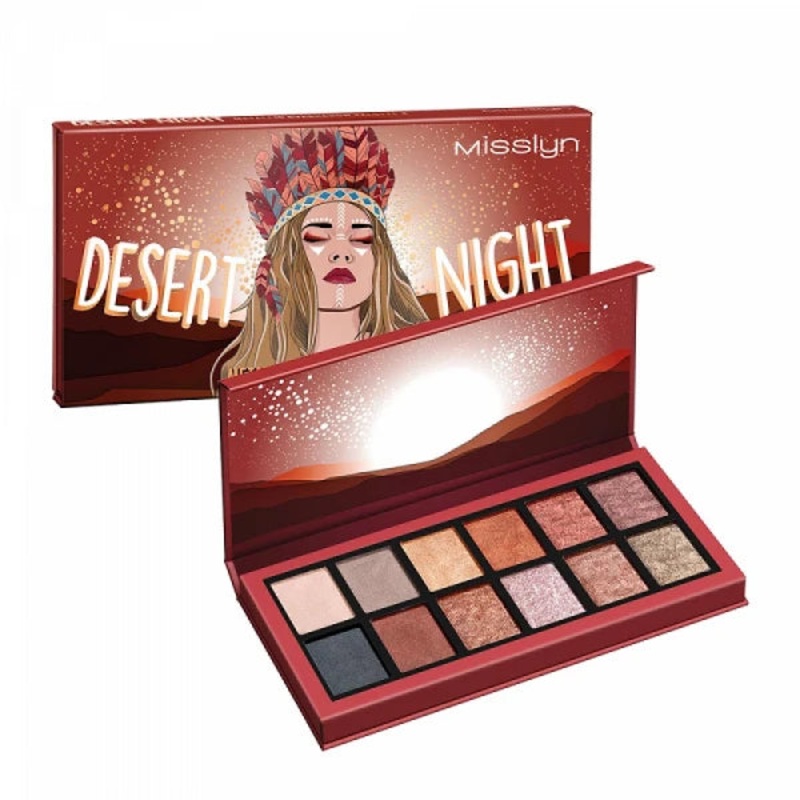 Misslyn Desert Night Metallic Eyeshadow Palette- Burning Desire