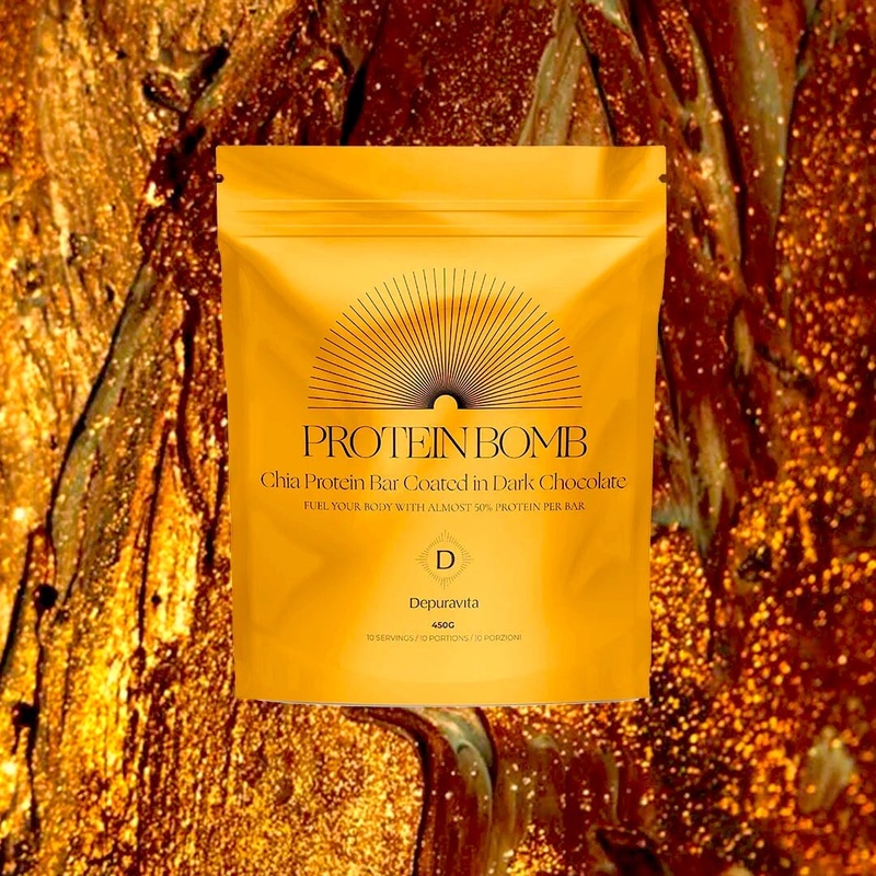 Protein Bomb – 5 Proteinriegel – depuravita