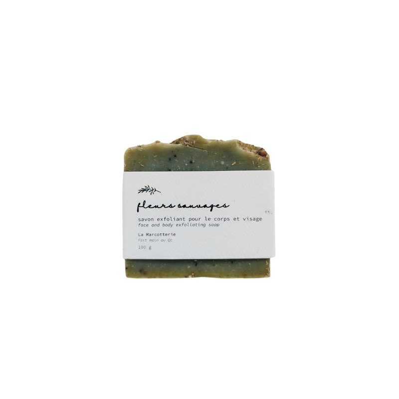 Wild Flowers (Fleurs Sauvages) Exfoliating Soap Bar