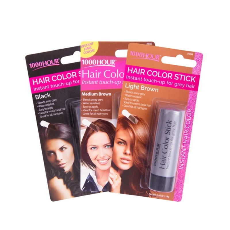 1000 HOUR  Hair Color Stick  |  14g, Various Colours