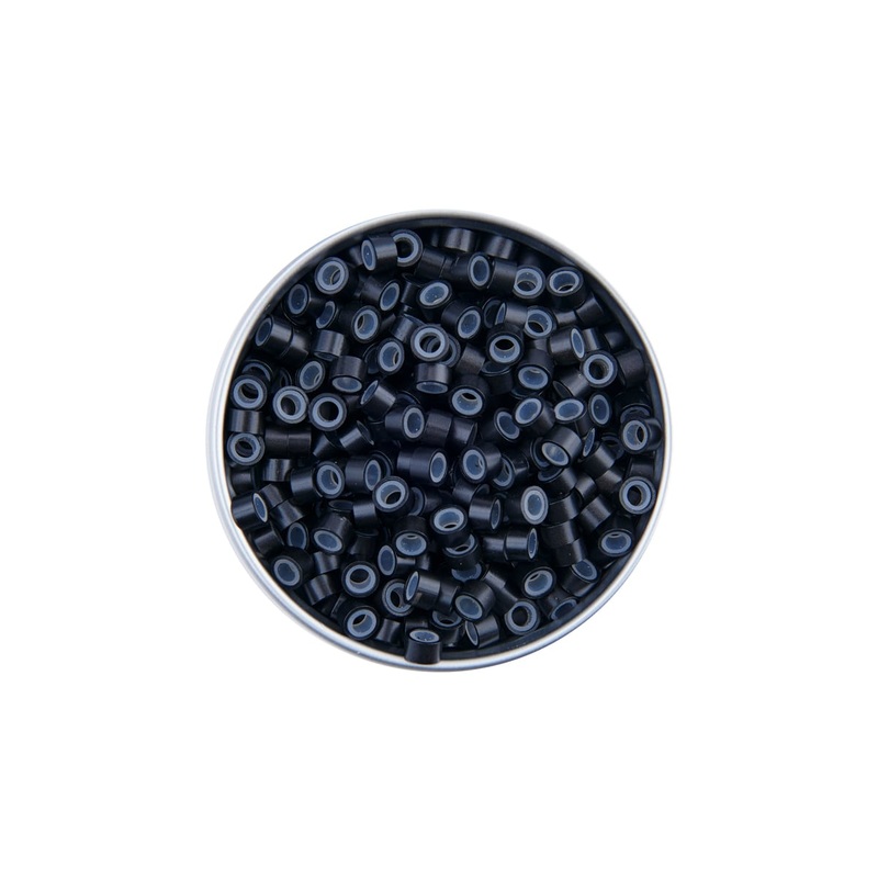 ANGEL EXTENSIONS SILICON RING STANDARD #1 BLACK 125 BAG