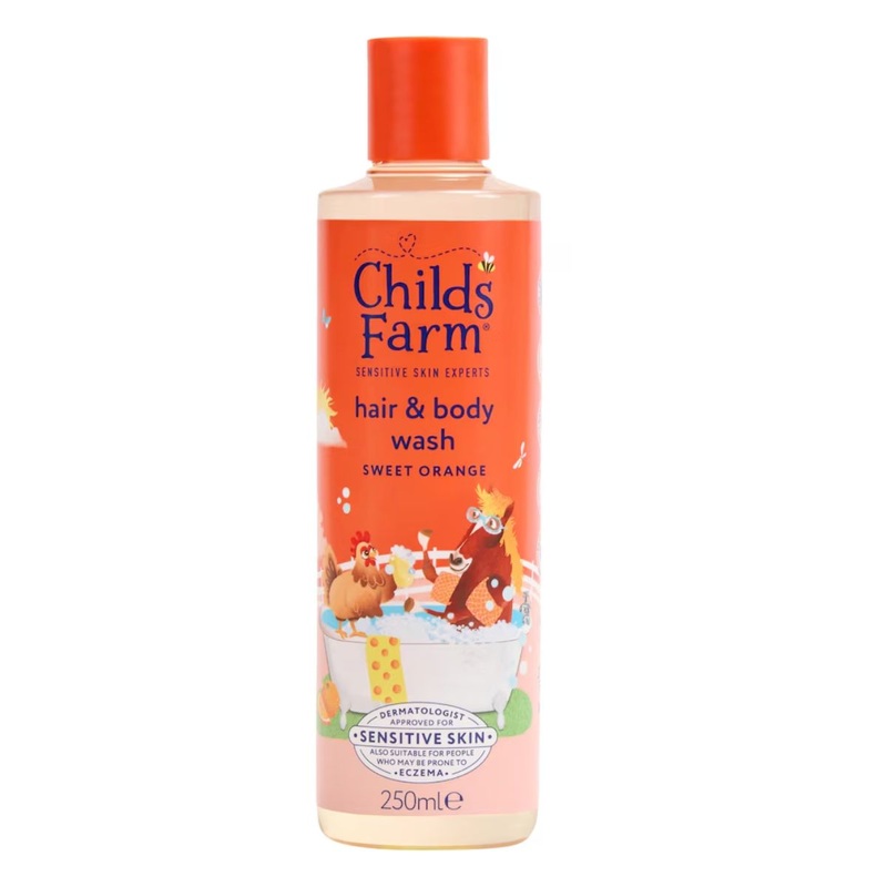 Childs Farm Hair & Body Wash – Sweet Orange Scent 250ml