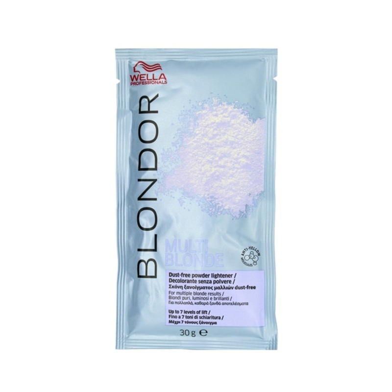 WELLA BLONDOR MULTI BLONDE DUST-FREE POWDER LIGHTENER SACHET 30G