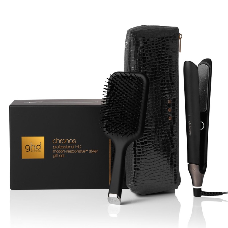 Ghd Chronos Styler Gift Set with Paddle Brush & Bag