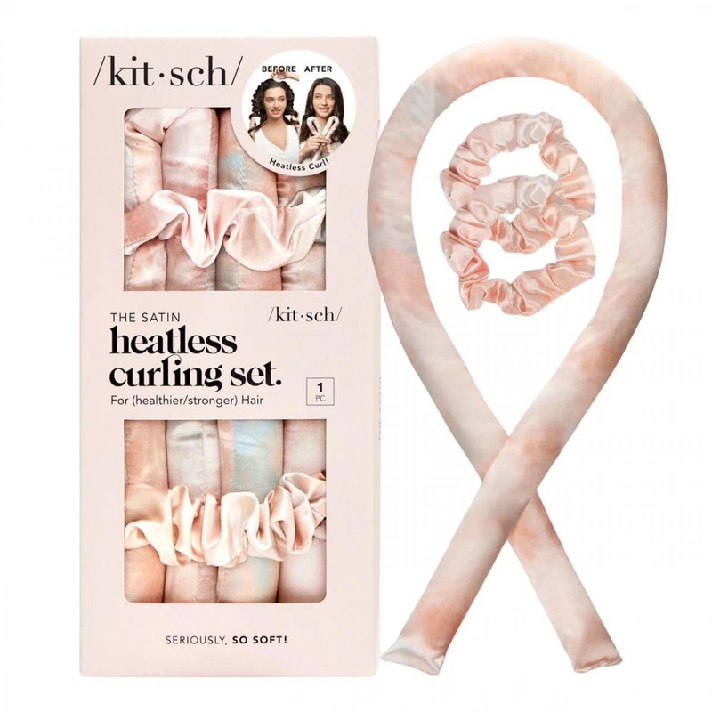 Kitsch — Satin Heatless Curling Set Sunset – Tie Dye