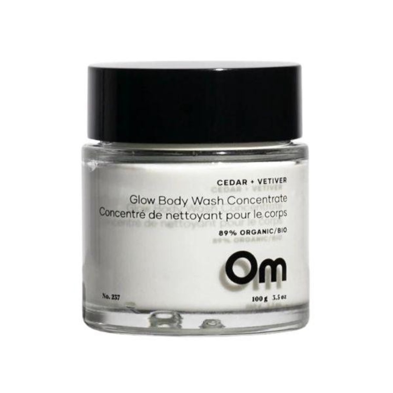 Om Organics — Cedar + Vetiver Glow Body Wash Concentrate 3.5oz