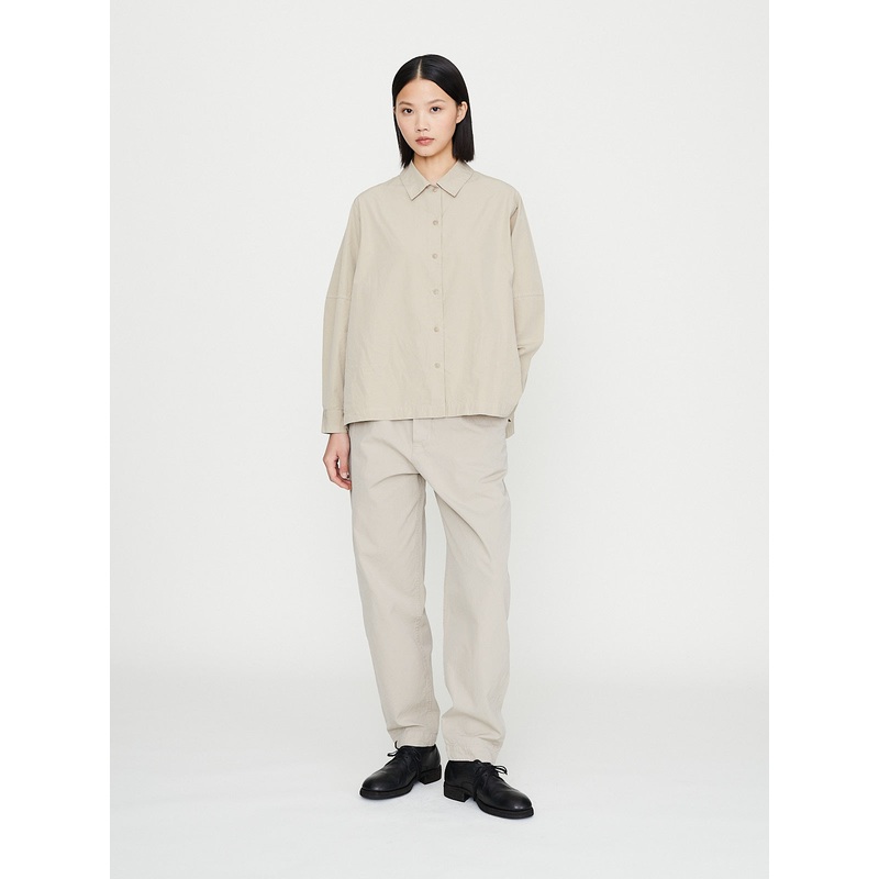 Mili Hiroshi Pant Double Cot in Oatmeal