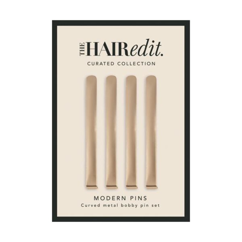 THE HAIR edit — Gold Bobby Pin Set 4pk