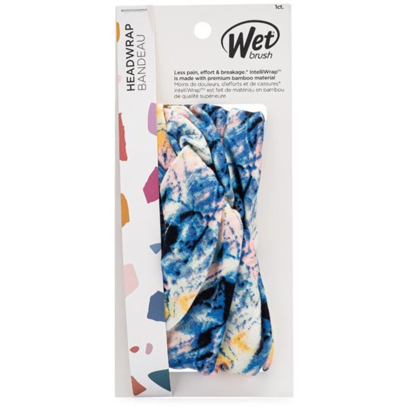 The Wet Brush — Headwrap – Blue Tie Dye