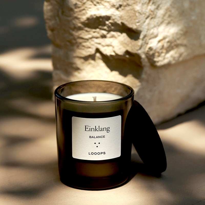 LOOOPS Kerze “EINKLANG” – Sojawachskerze mit natrlichem Duft