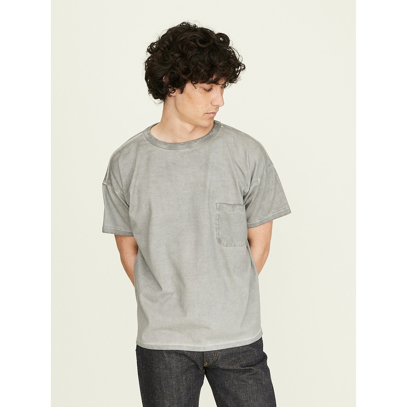 Lot.601 Tee Shirt in Charcoal Dyed Grey