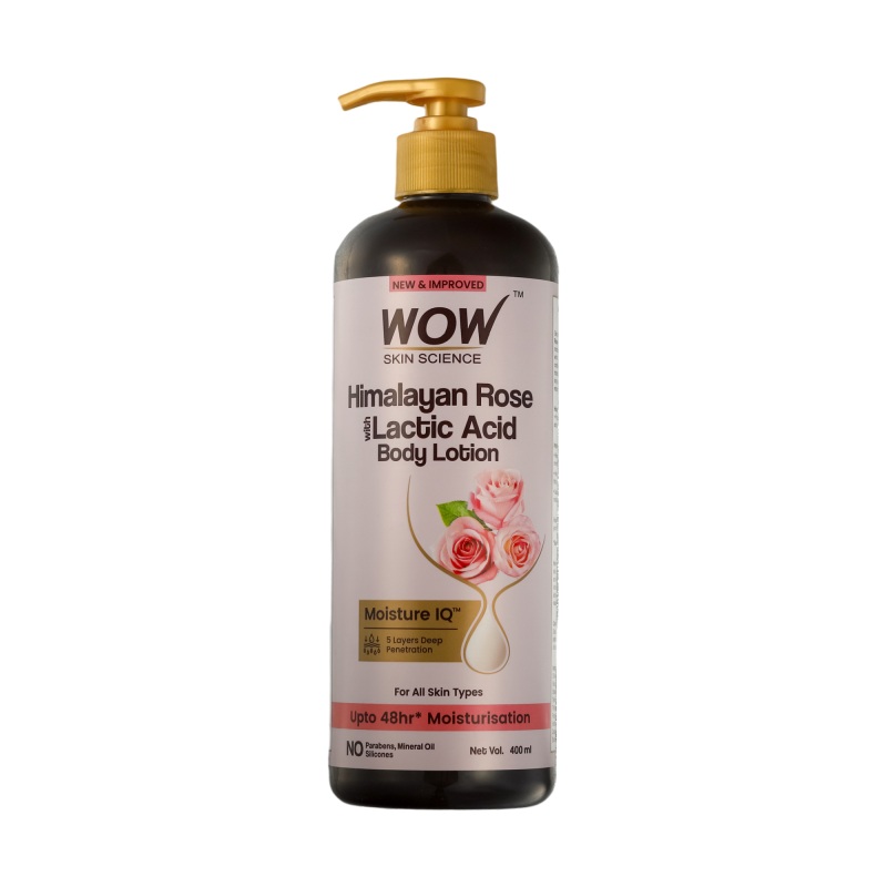 Wow Himalayan Rose & Lactic Acid Body Lotion 400ml
